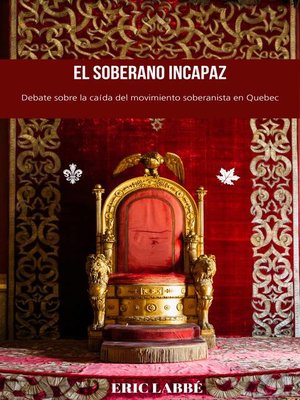 cover image of El soberano incapaz